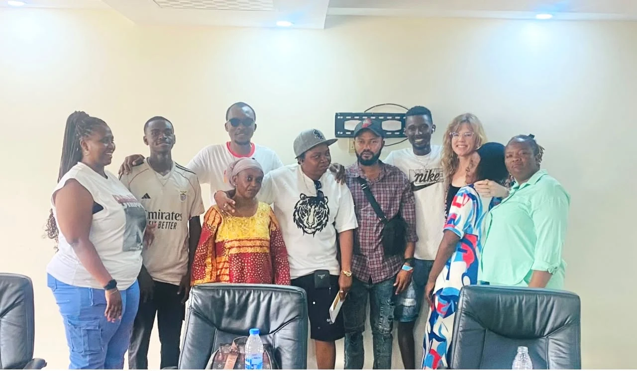 People gathered together during a Harbor of Hope community activity